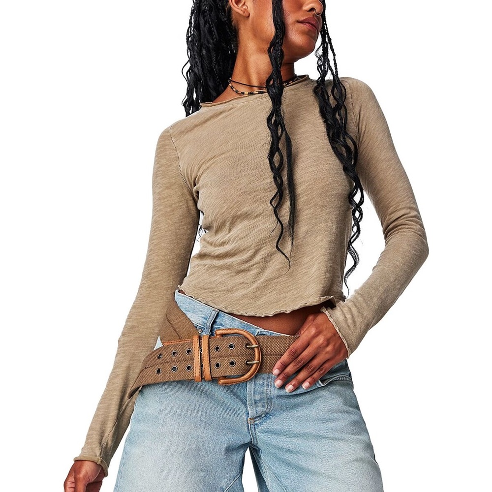 Free People be my baby long sleeve XS